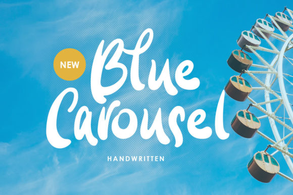Blue Carousel: A Friendly Display Font for Editorial Design
