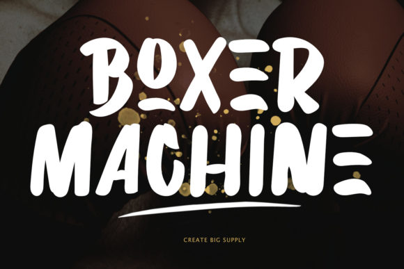 Boxer Machine: A Bold Display Font for Editorial Power