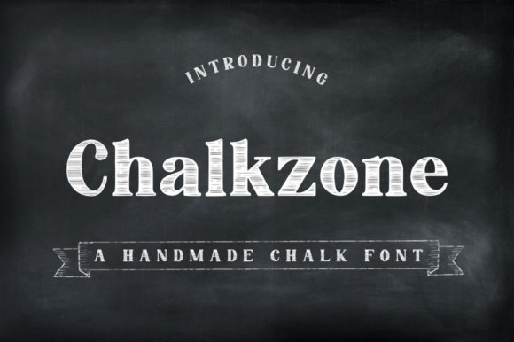 Chalkzone: The Authentic Display Font for Editorial Mood