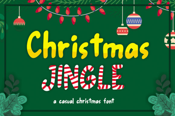 Christmas Jingle Font for Handmade Crafters and Product Creators