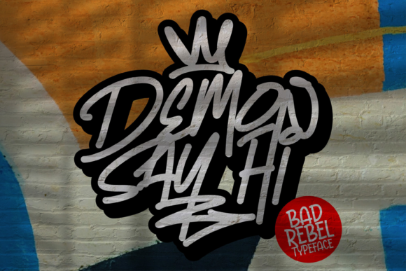 Demon Say Hi: A Rebel Font for Consistent Brand Visuals