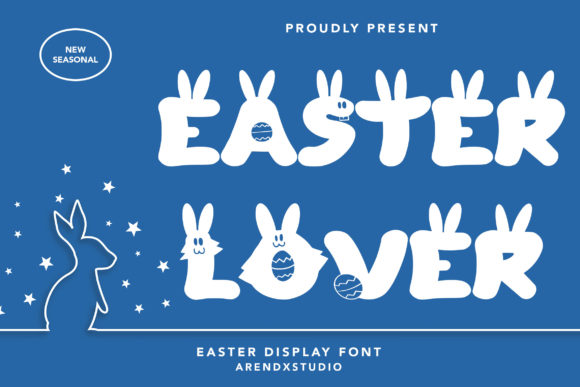 Easter Lover: A Display Font for Bold and Friendly Branding