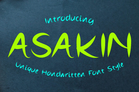 Elevate Your Brand Content with Asakin, the Chic Casual Display Font