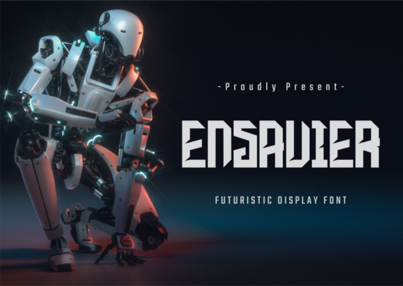 Ensavier Review: A Futuristic Display Font for Modern Projects