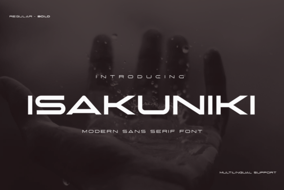 Exploring Isakuniki: A Display Font for Modern Branding