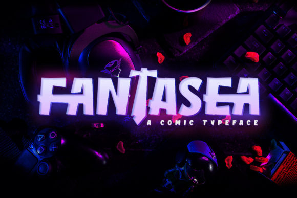 Fantasea Font: A Bold Display Typeface for Editorial Mood