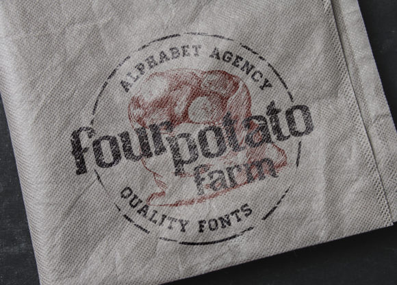 Four Potato Farm: A Bold Display Font for Editorial Design