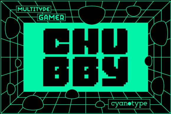 Gamer Chubby: A Pixelated Display Font for Editorial Design