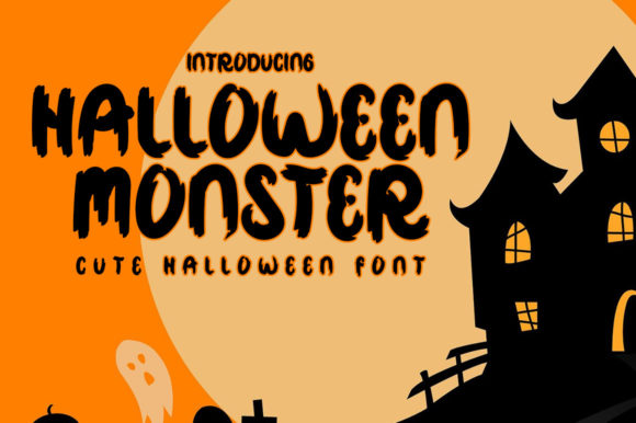 Halloween Monster Typeface for Bold Editorial Designs