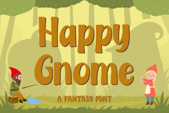 Happy Gnome: A Playful Font for Editorial Personality