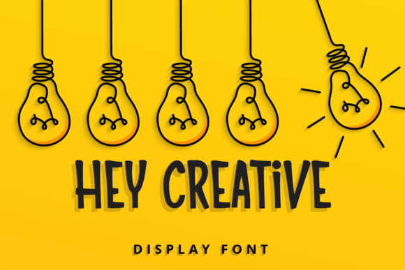 Hey Creative Font: Designing with a Fun and Charming Typeface
