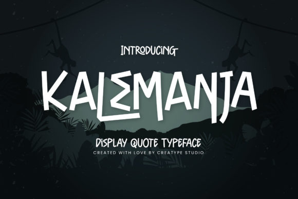 Kalemanja: The Quirky Display Font for Crafters