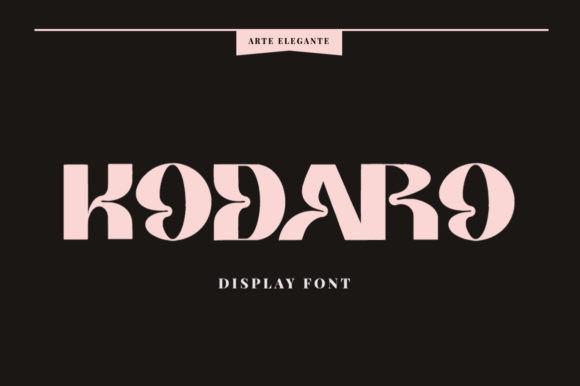 Kodaro: The Bold Display Font for Distinctive Branding