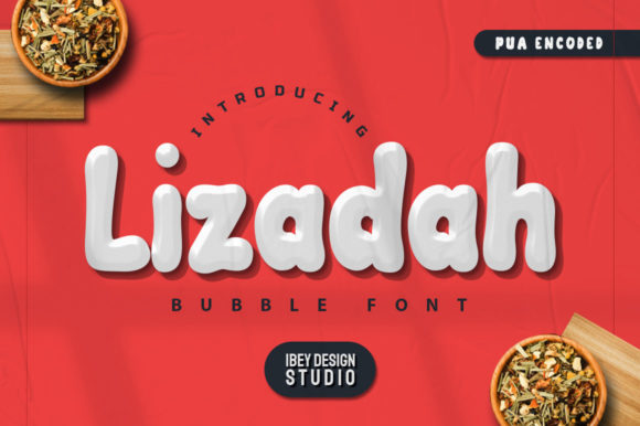 Lizadah: A Playful Display Font for Creative Projects