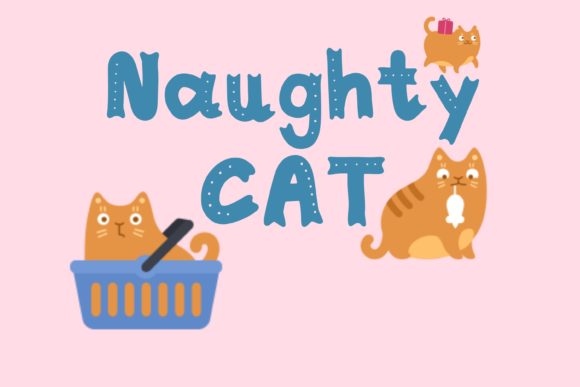 Naughty Cat: A Font Designed for Creative Campaigns