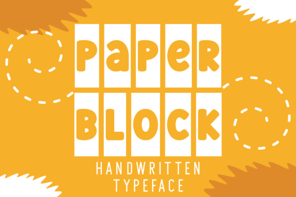 Paper Block: A Simple Display Font for Creative Makers