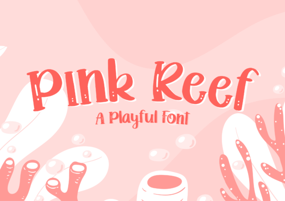 Pink Reef Font: Playful Typography for Bright Branding