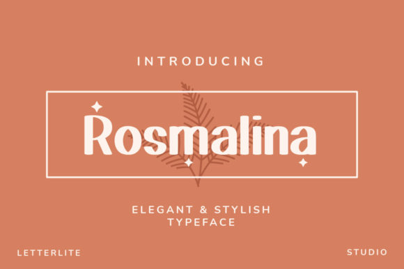 Rosmalina: A Vintage Display Font for Professional Branding