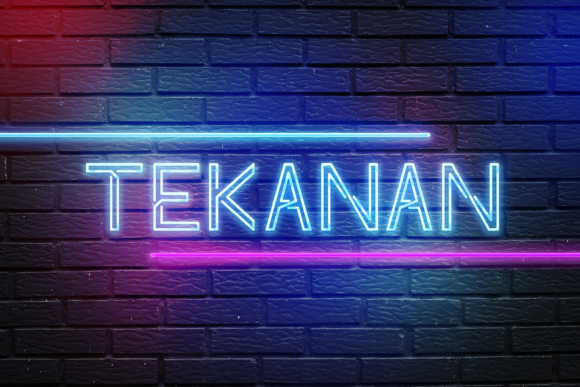 Tekanan Font: The Modern Display Typeface for Clear Campaign Messaging