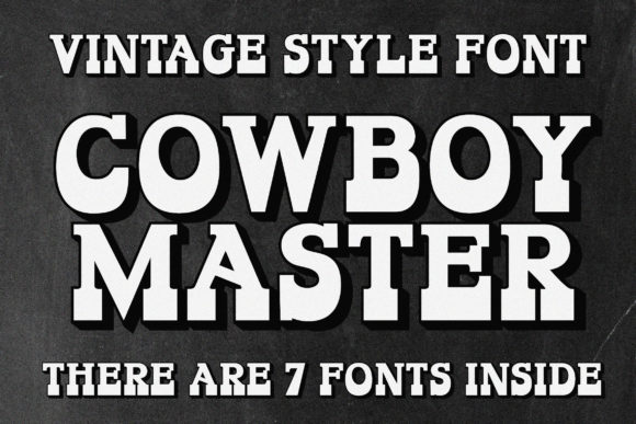 Testing Cowboy Master Font for Handmade Product Labels