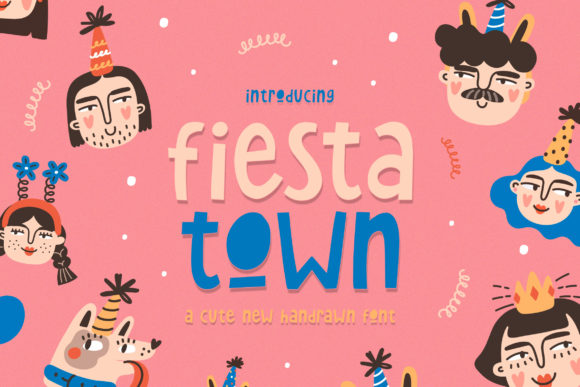 The Fiesta Town Font: A Playful Display Typeface for Joyful Branding