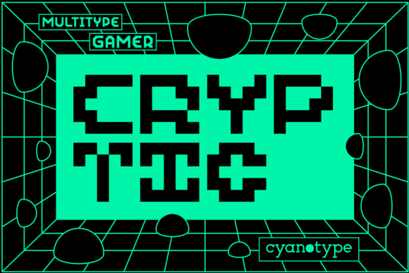 The Gamer Cryptic Font for Digital Design Projects