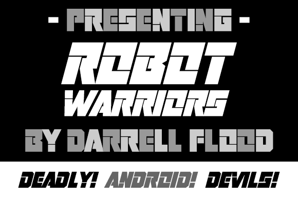 The Robot Warriors Font for Bold Craft Projects