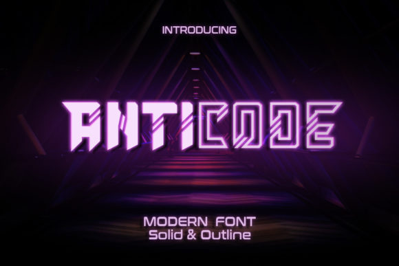 Using Anticode Font for Bold Branding Projects