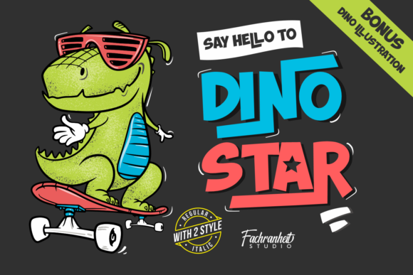 Using Dino Star Font in Marketing Campaigns