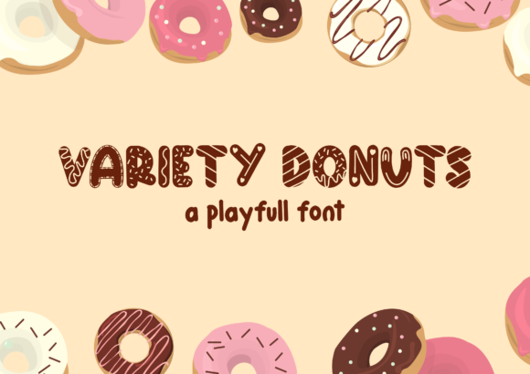 Variety Donuts: A Premium Display Font for Editorial Mood