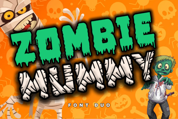 Zombie Mummy Font: A Playful Typeface for Digital Projects
